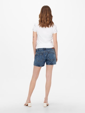 Only Maternity Regular Shorts  'JAGGER' in Blau