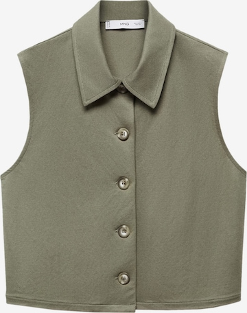 MANGO Vest 'CINTIA' i grøn: forside