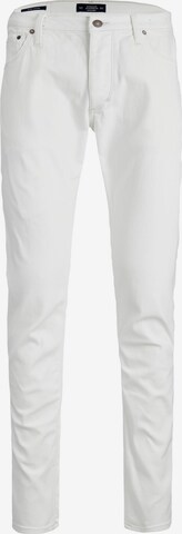 Coupe slim Jean JACK & JONES en blanc : devant