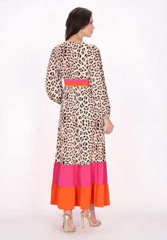 Robe faina en marron