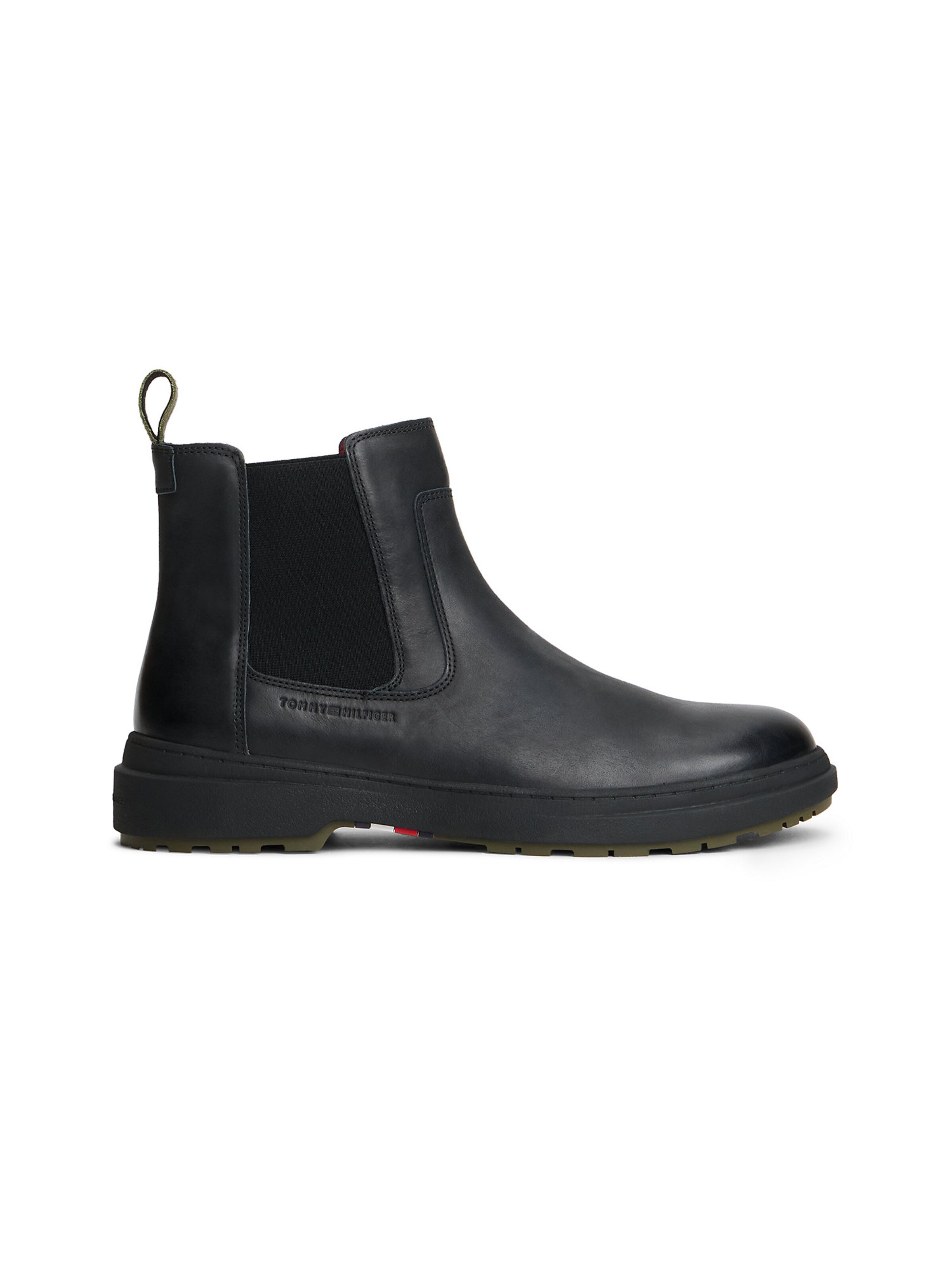 TOMMY HILFIGER Chelsea Boots in Schwarz