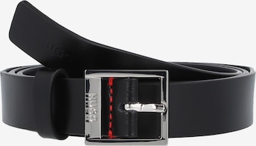 HUGO Red Belt 'Haze' in Black: front