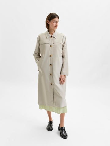 SELECTED FEMME Демисезонное пальто 'Vinni' в Серый