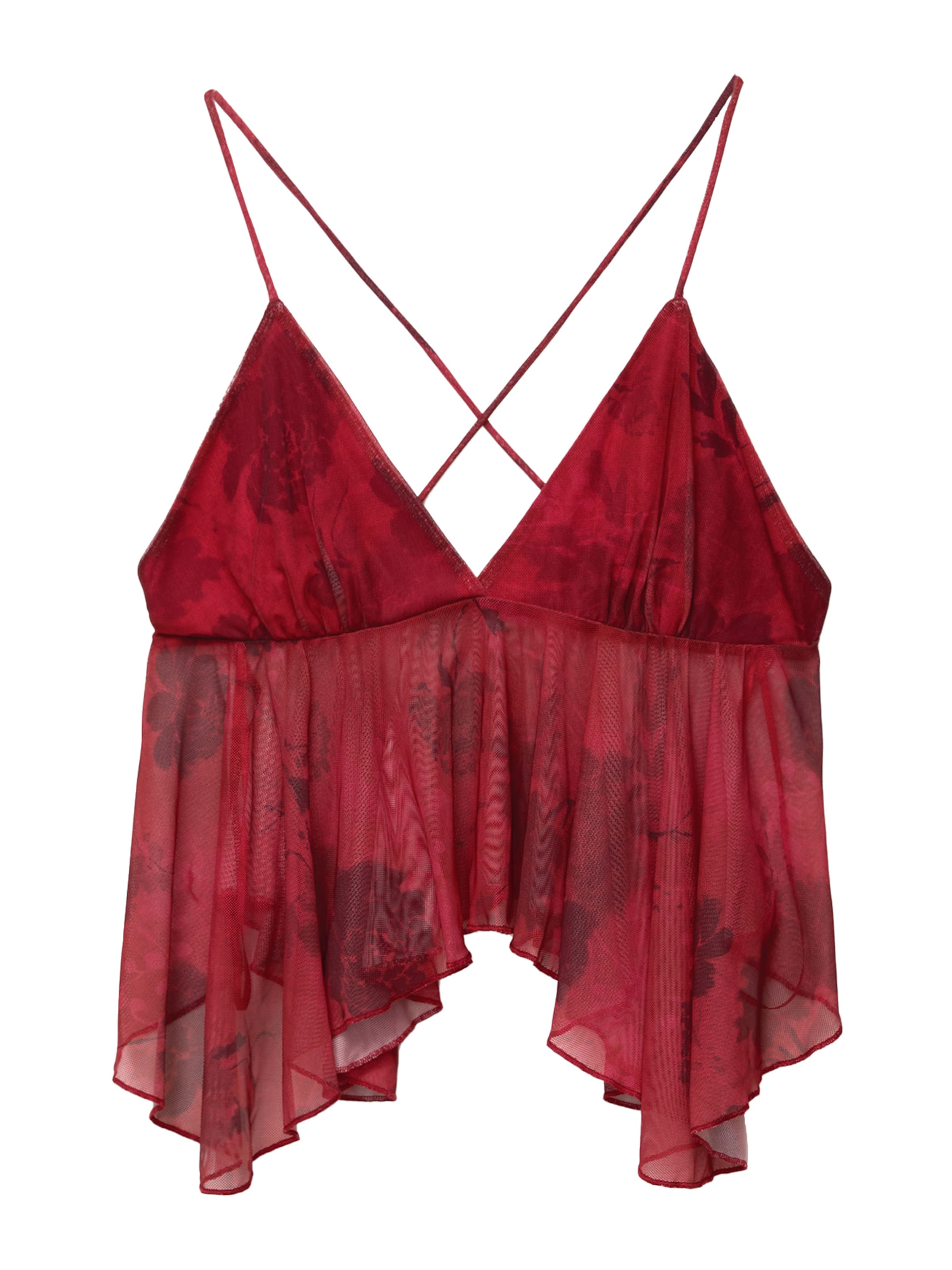 Pull&Bear Toppi värissä punainen: etupuoli