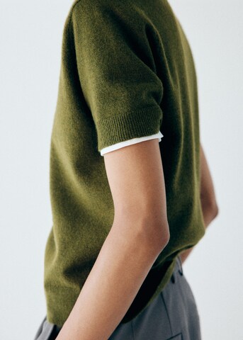 Pullover 'NEKKIN' di MANGO in verde