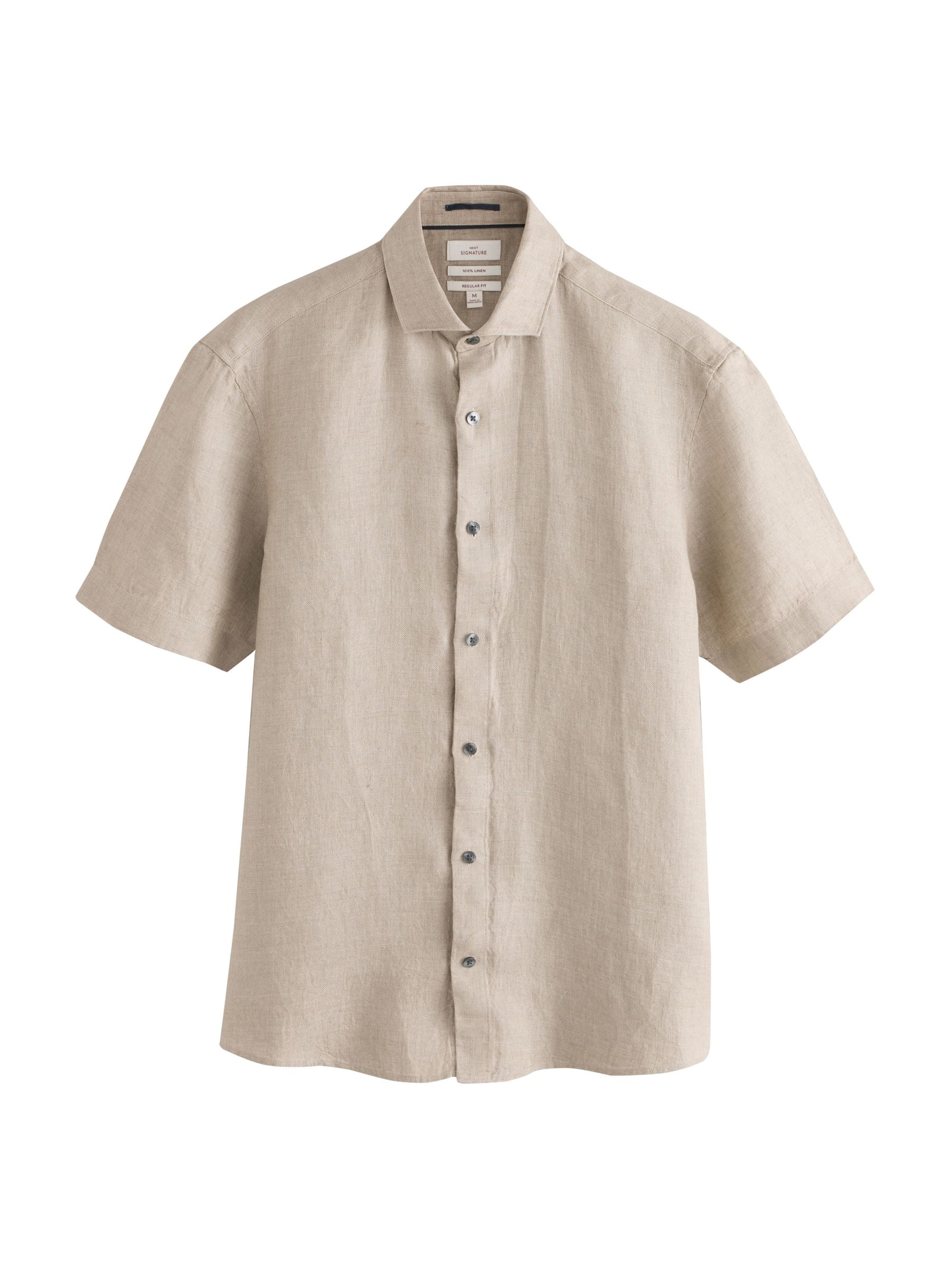 Next Hemd in Beige: Vorderseite