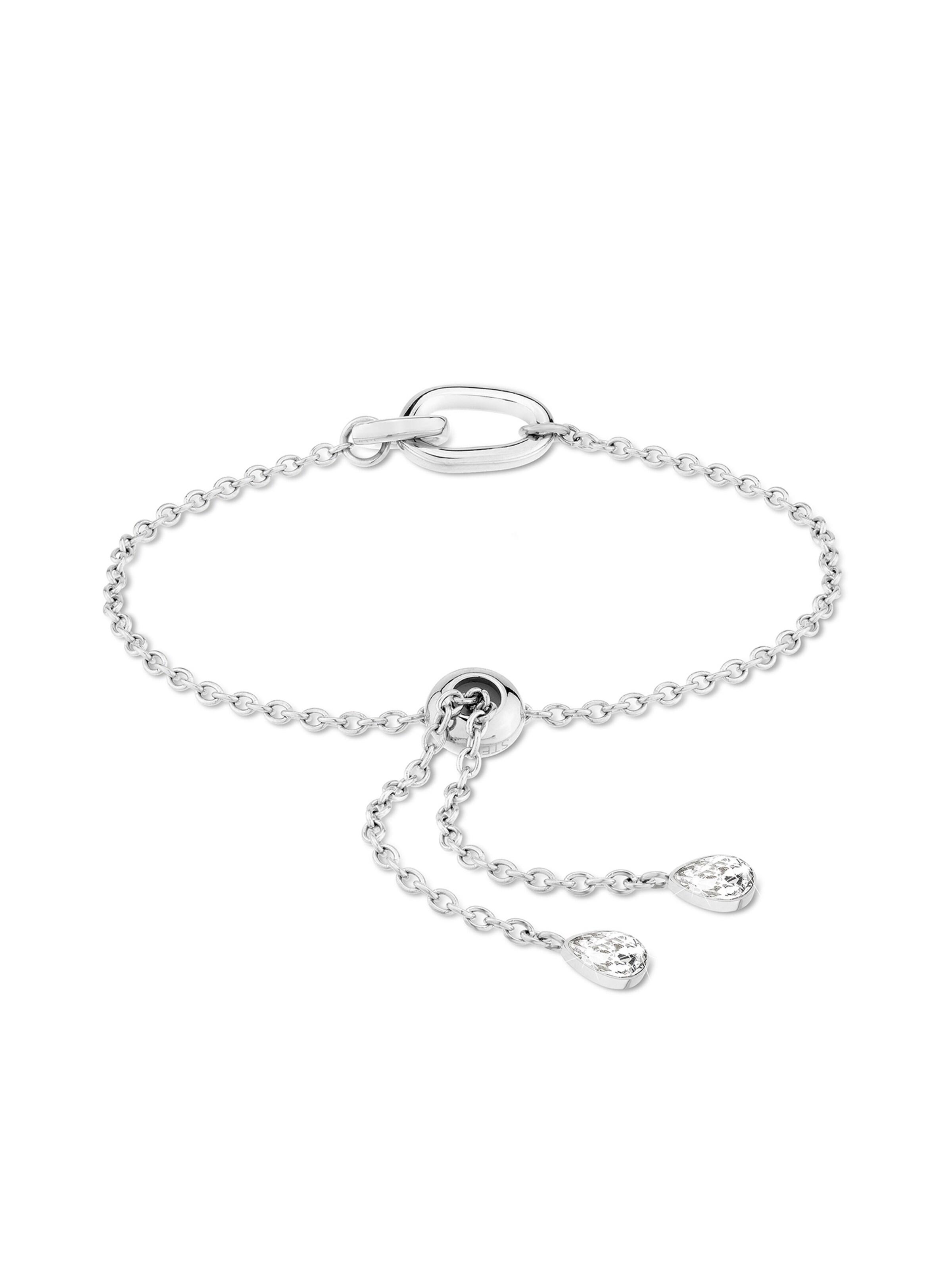 Echtzeit Bracelet 'Like Diamonds' in Silver: front