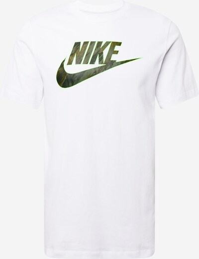 Nike Sportswear Shirt in grün / oliv / weiß, Produktansicht