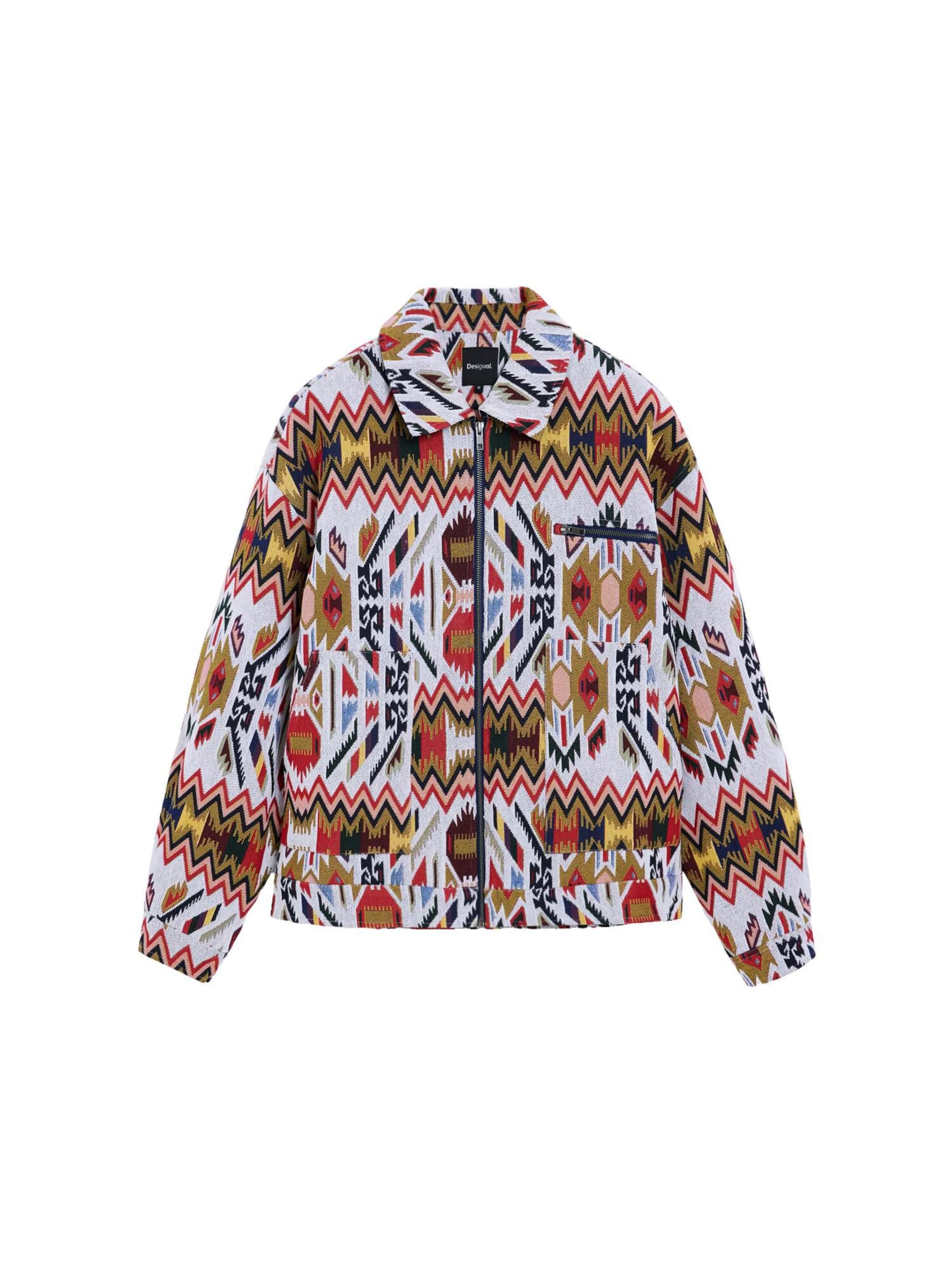 Desigual Between-season jacket in Mixed colours: front