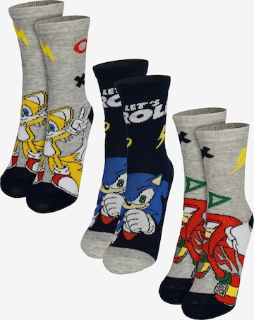 Sonic Socks 'The Hedgehog' in Mixed colors: front