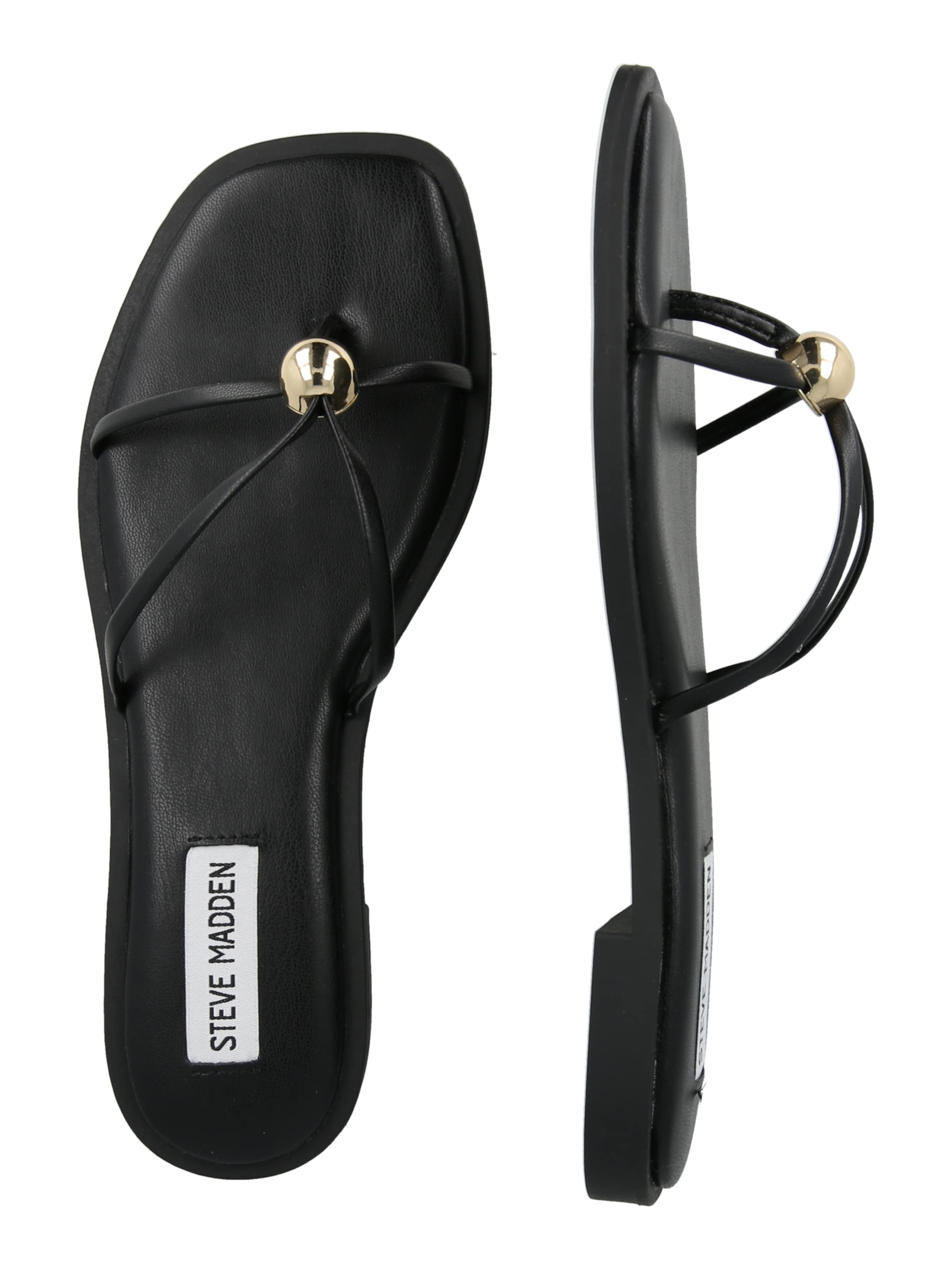 Séparateur d'orteils STEVE MADDEN en noir : sur le côté