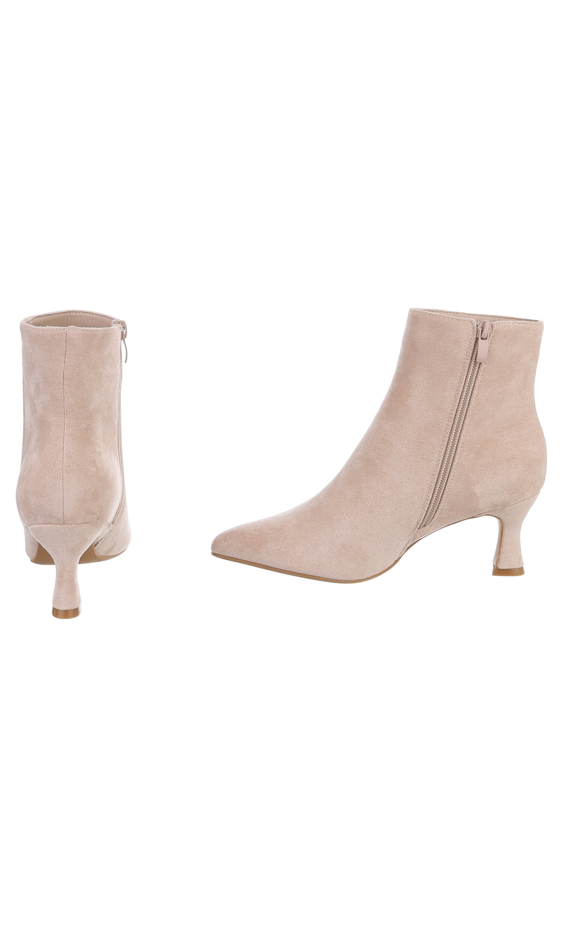 Ital-Design Stiefelette in Beige