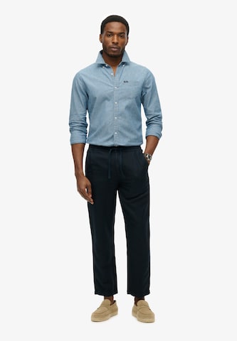 Superdry Regular Trousers in Blue