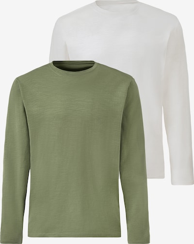 Maglietta JOHN DEVIN di colore verde / bianco, Visualizzazione prodotti