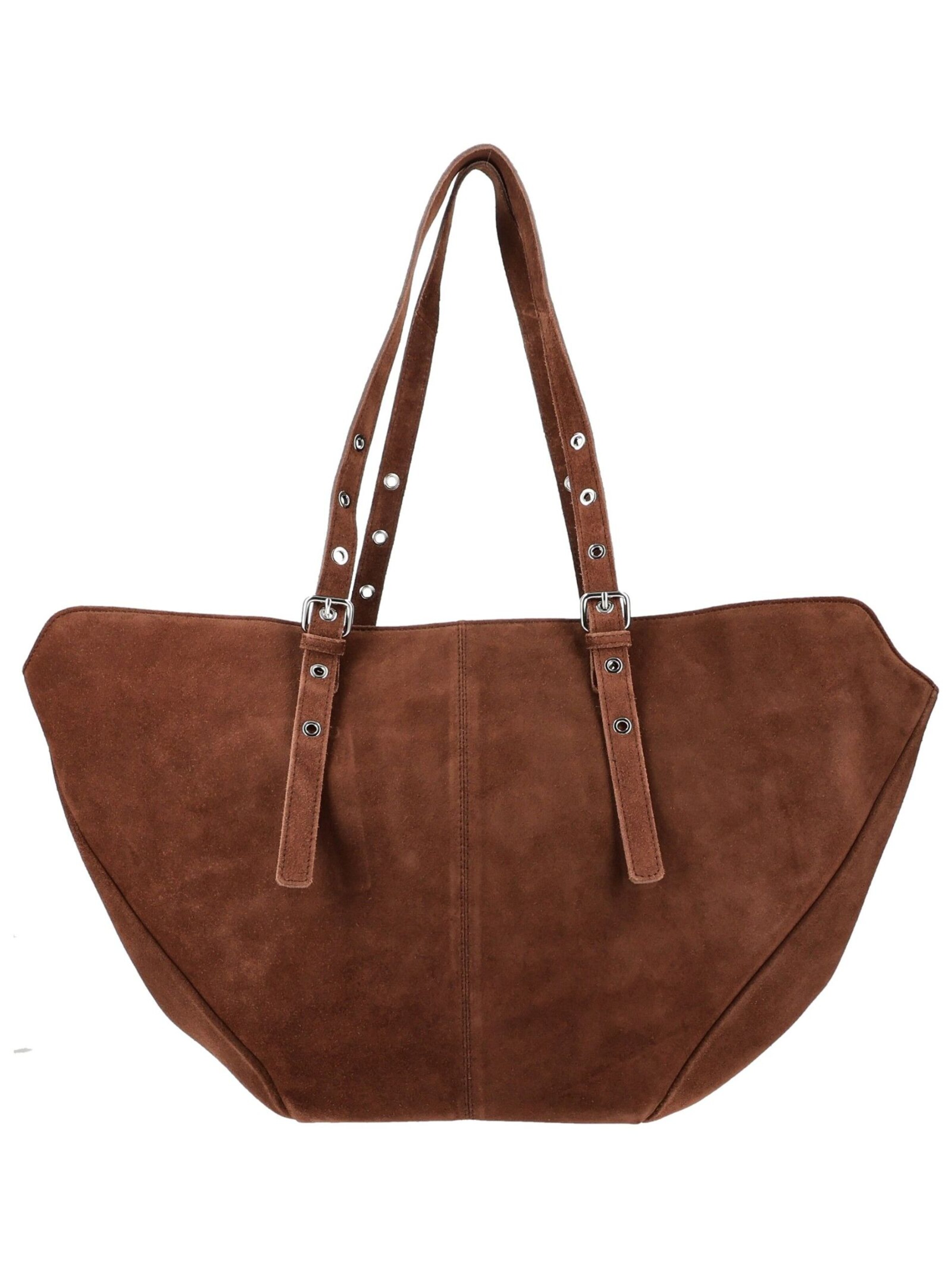 NÚNOO Handtasche in Braun: Vorderseite