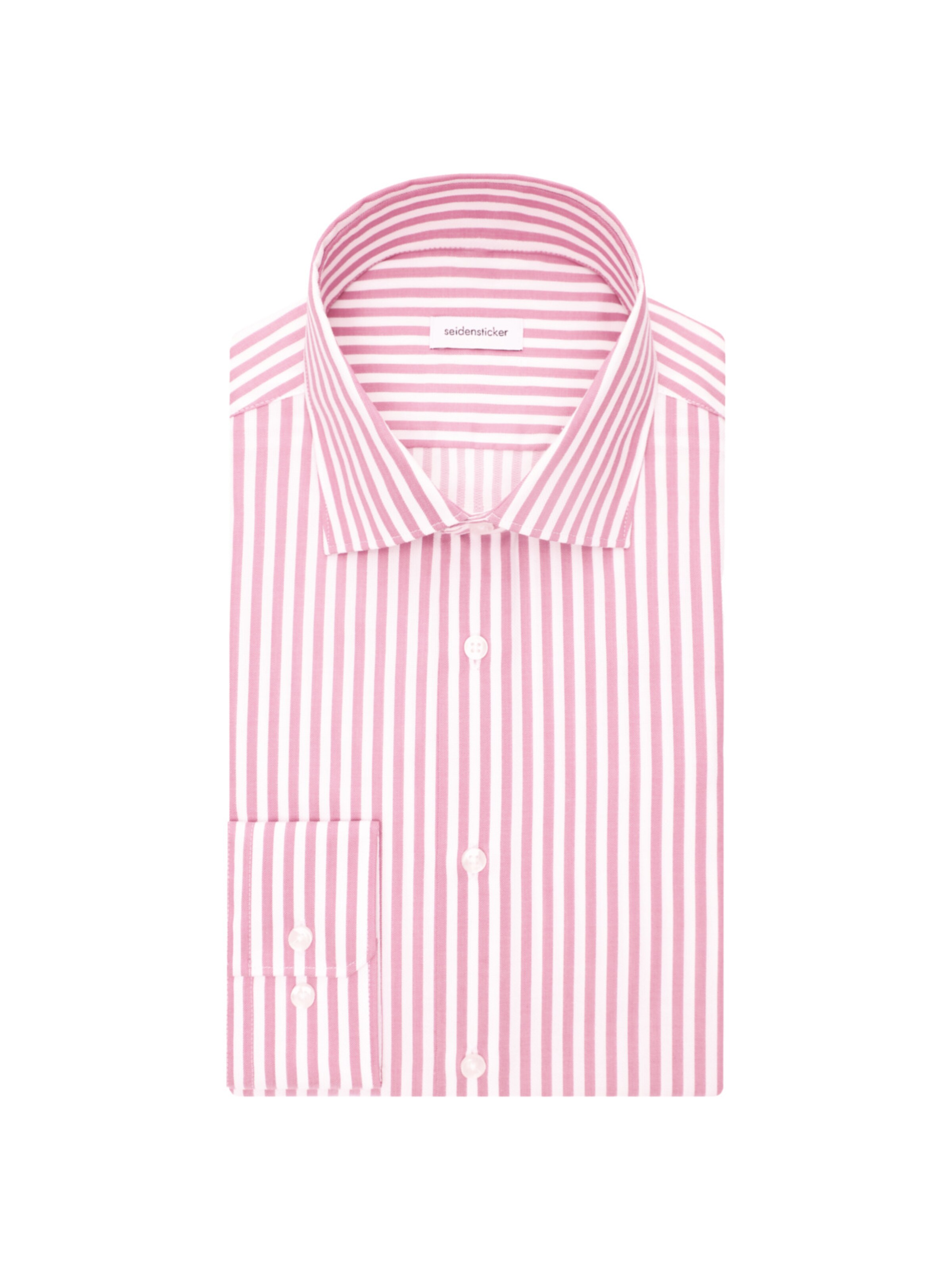 SEIDENSTICKER Slim fit Button Up Shirt in Pink