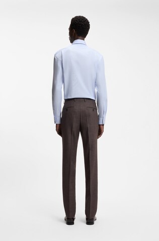 BOSS Regular fit Button Up Shirt in Blue