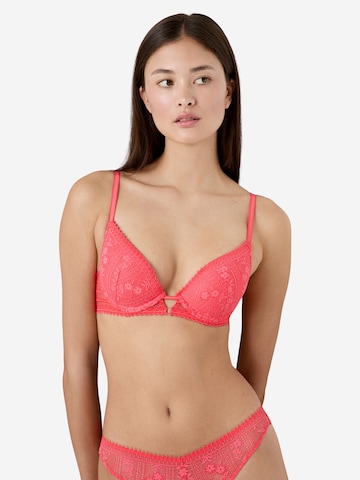 ETAM Push-up Bra 'Aura' in Orange