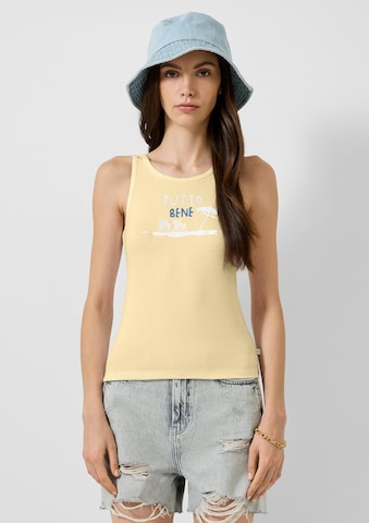QS Shirt in Yellow: front