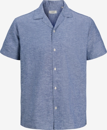 Coupe regular Chemise 'JREBMOSS SUNNY RESORT' JJ Rebel en bleu : devant