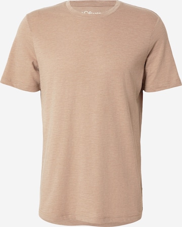 T-Shirt s.Oliver en marron : devant