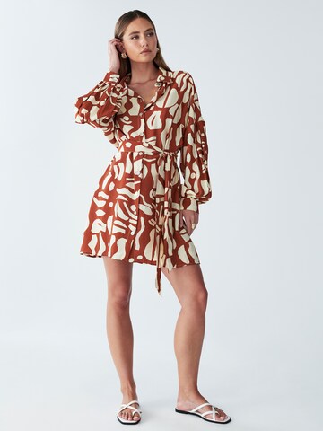St MRLO Shirt dress 'Bligh' in Brown