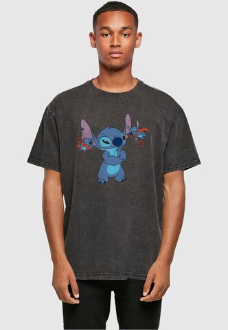 T-Shirt 'Lilo And Stitch - Little Devils' ABSOLUTE CULT en gris : devant