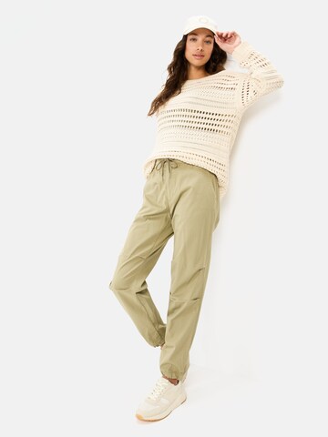 CAMEL ACTIVE Regular Casual Pants aus einem Baumwollmix in Beige