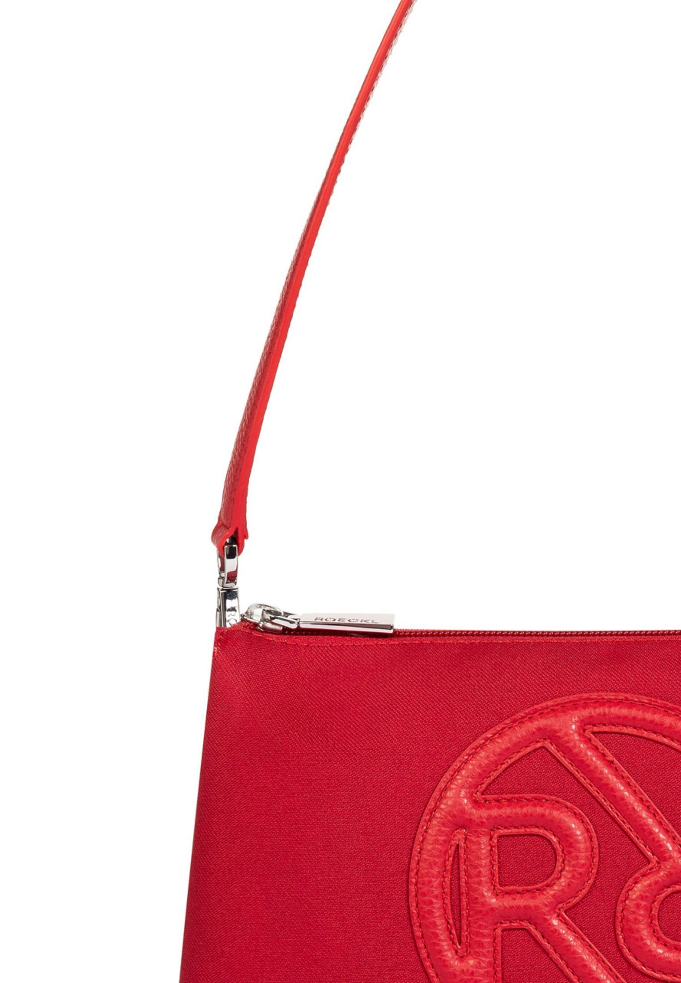 Roeckl Schoudertas 'NALA SCHULTERTASCHE SMALL' in Rood