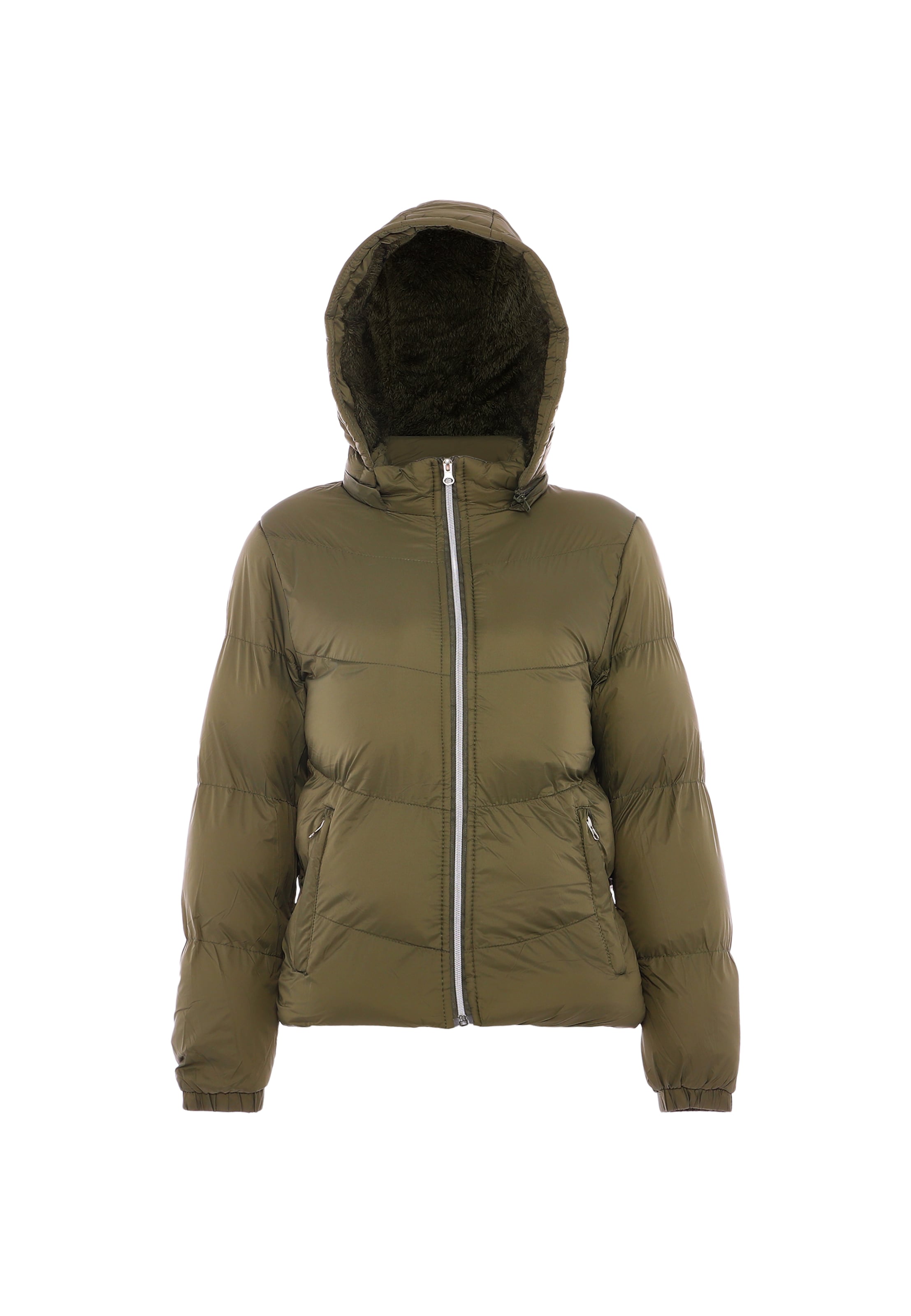 NAEMI Winter jacket in Green: front