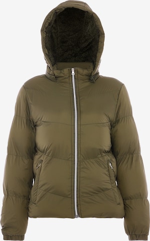 Veste d’hiver NAEMI en vert : devant