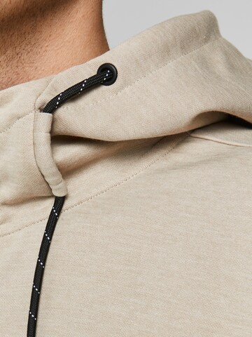 JACK & JONES - Sudadera con cremallera 'Air' en beige