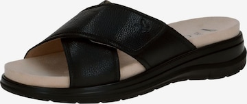 CAPRICE Mules in Black: front