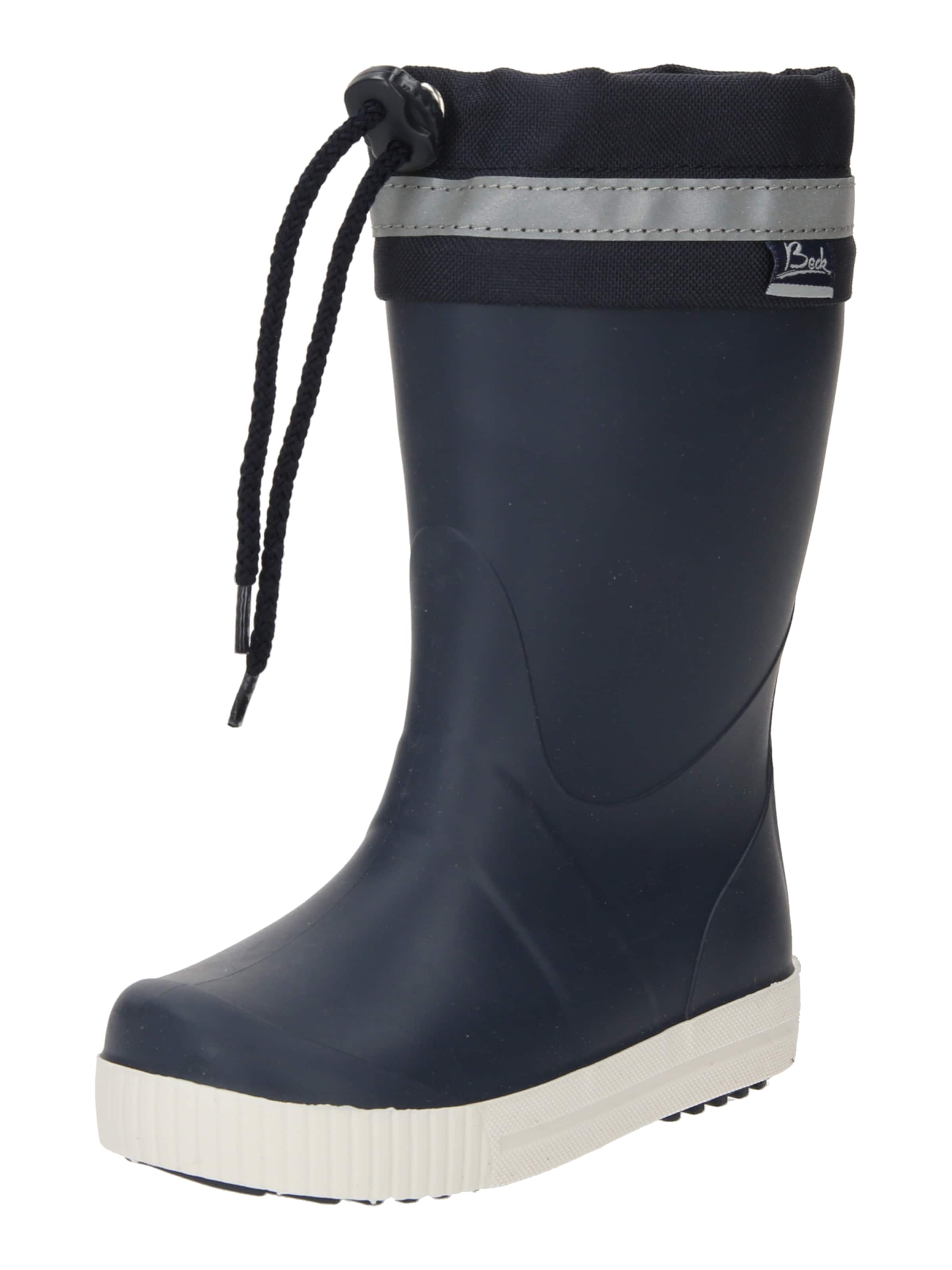 Cizme de cauciuc 'Wellies' de la BECK pe albastru: față