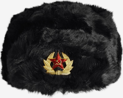 normani Mütze 'Siberia' in gold / blutrot / schwarz, Produktansicht