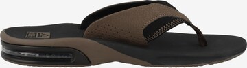 REEF Beach & Pool Shoes 'Fanning' in Brown