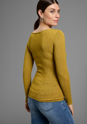 Bruno Banani LM Pullover in Gelb