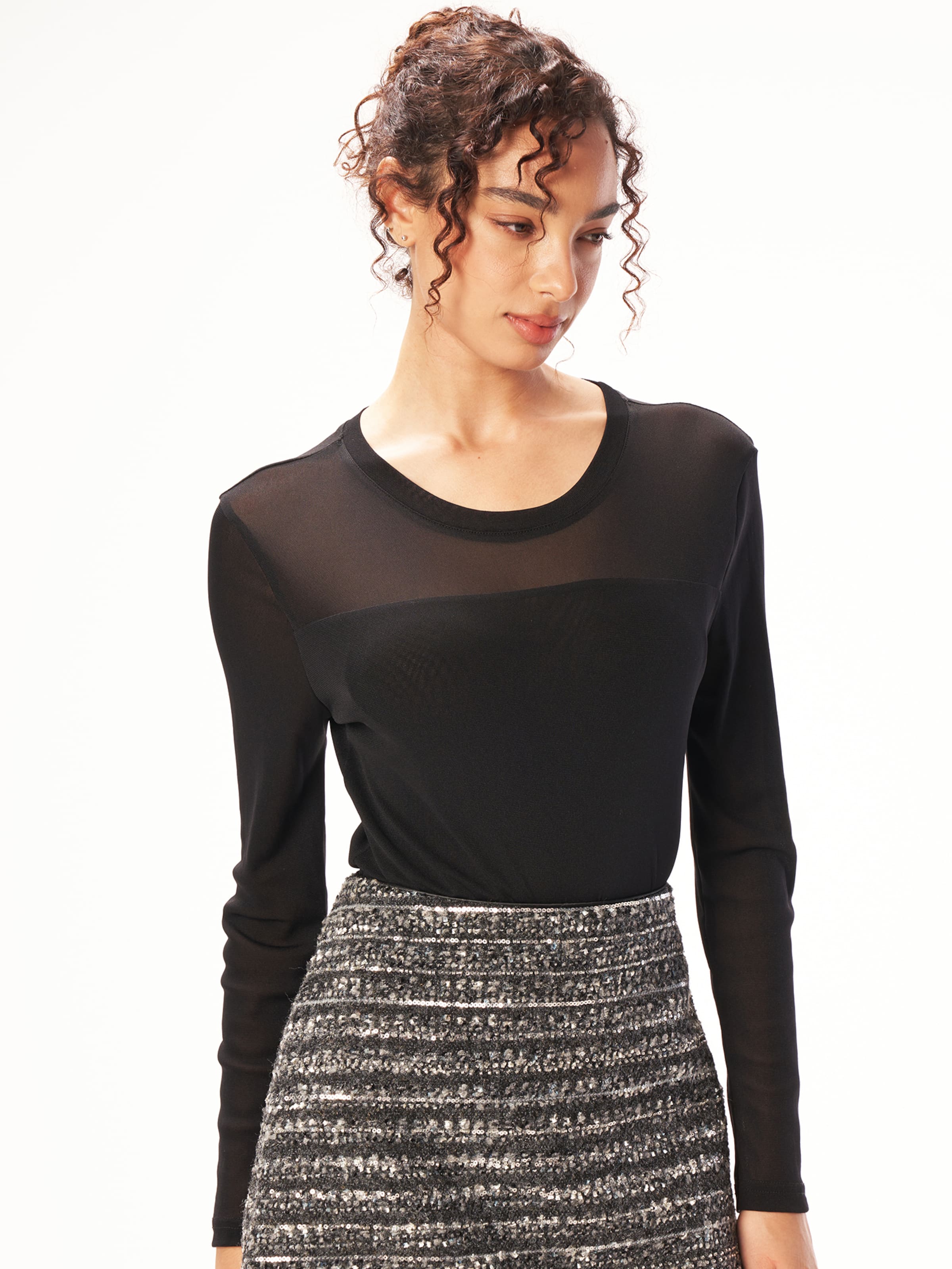 yoligex Blouse in Grey: front