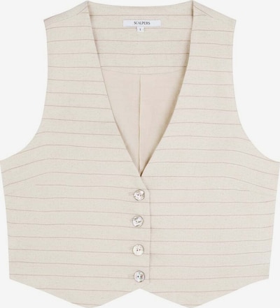 Scalpers Vest i XS i beige / naturhvid, Produktvisning