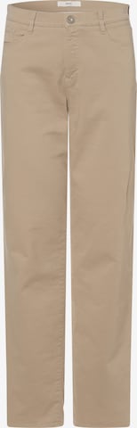 Pantalon chino 'Carola' BRAX en beige : devant