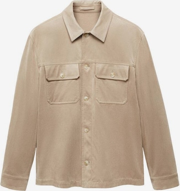 MANGO MAN Between-Season Jacket 'Pavia' in Beige: front