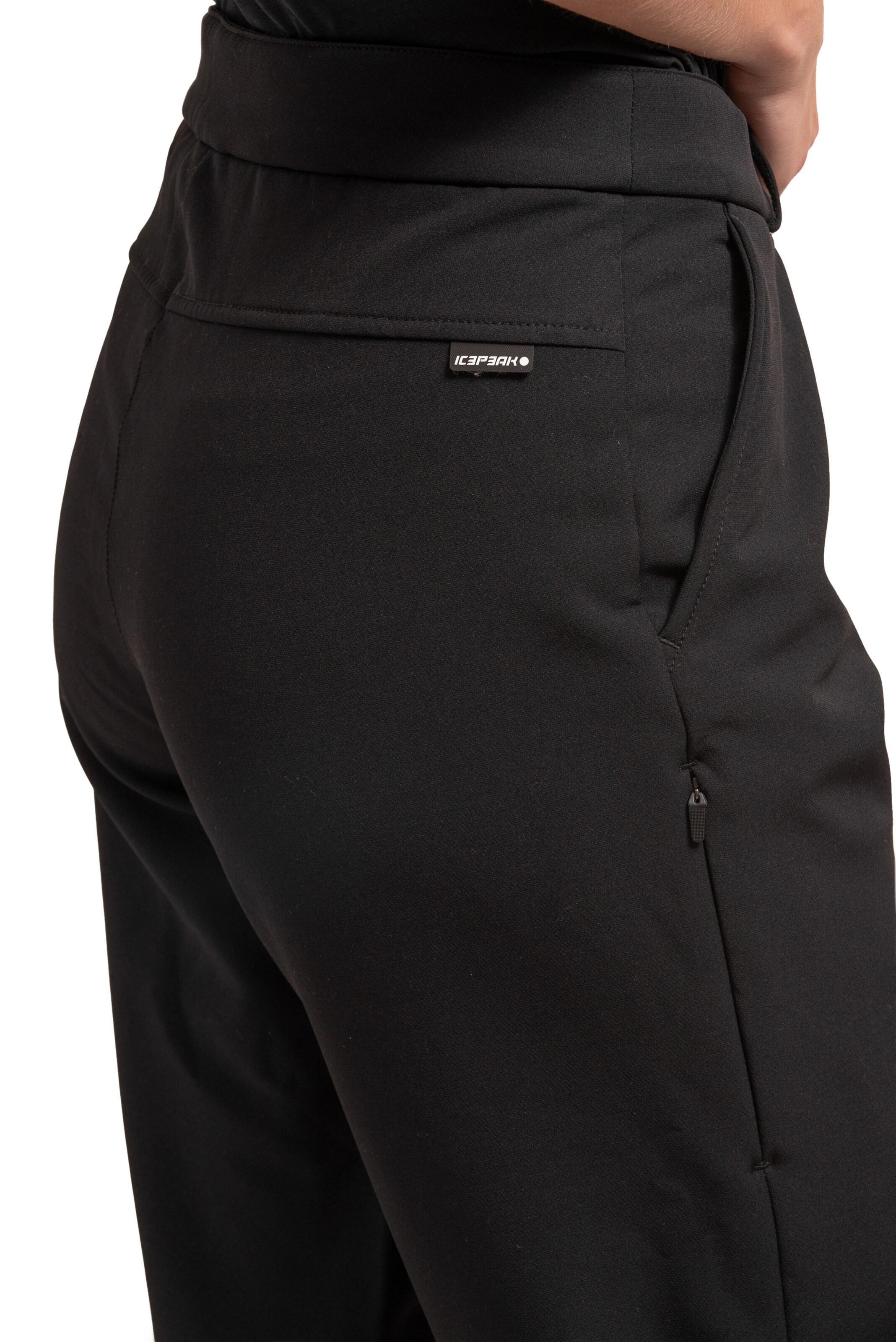 ICEPEAK Regular Outdoorhose in Schwarz
