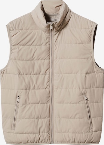 Gilet 'Gorryst' MANGO MAN en beige : devant