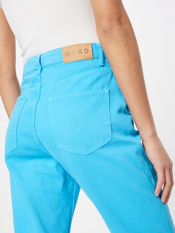 NA-KD Loosefit Jeans in Blau