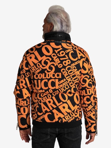 Veste mi-saison ' Corso ' Carlo Colucci en orange