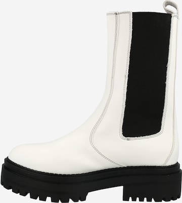 Nasty Gal Chelsea boots in Wit