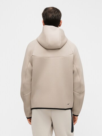 Nike Sportswear Bluza rozpinana 'TCH FLC' w kolorze beżowy
