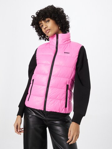 Gilet 'Fandicia' HUGO en rose : devant