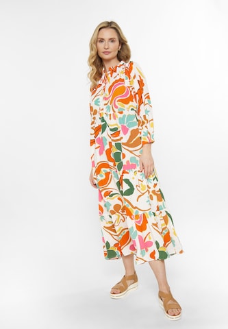 Usha Dress in Orange