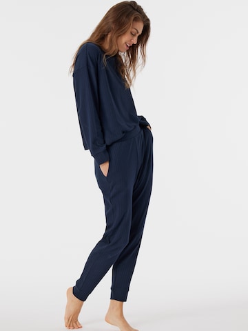 Pantalon de pyjama ' Mix & Relax ' SCHIESSER en bleu